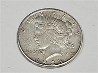 1923 S Silver Peace Dollar Coin