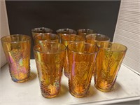 10 carnival glasses