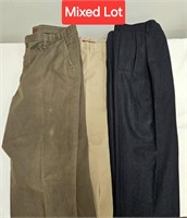 3 Mixed Brands Dress Pants NO Size