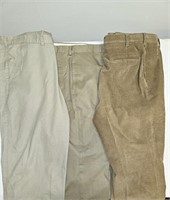 3 Pairs Dress/Casual Pants Mixed Brands