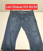 Levi Strauss & Co 514 Blue Jeans 40x34