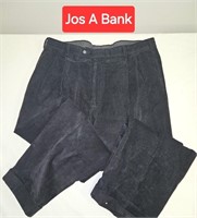 JoS A Bank Black Couderoy Pants NO Size