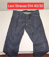 Levi Strauss & Co 514 Blue Jeans 40x32