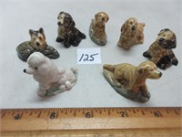 COLLECTIBLE WADE TEA FIGURES - DOGS