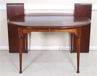 S. Bent Bros. Queen Anne Dining Table w/ Leaves