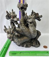 5 headed Hydra dragon incense burner