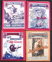 Four 1920s  "Movie Stories" magazines