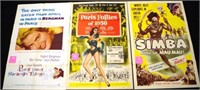 Three 1950s USA one sheet film posters