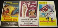 Three 1950s-70s USA one sheet movie posters