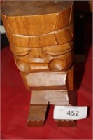 tiki statue 10"h