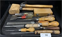 Hand Tools, Files, Hammers, Chisels, Sculpting