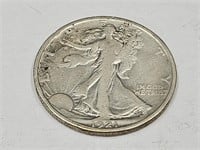 1921 Walking Liberty Silver Half Dollar Coin