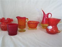 6 Piece Collection of Art Glass