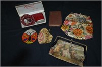 BOX LOT: LADIES COIN PURSES, NORELCO SHAVER AND