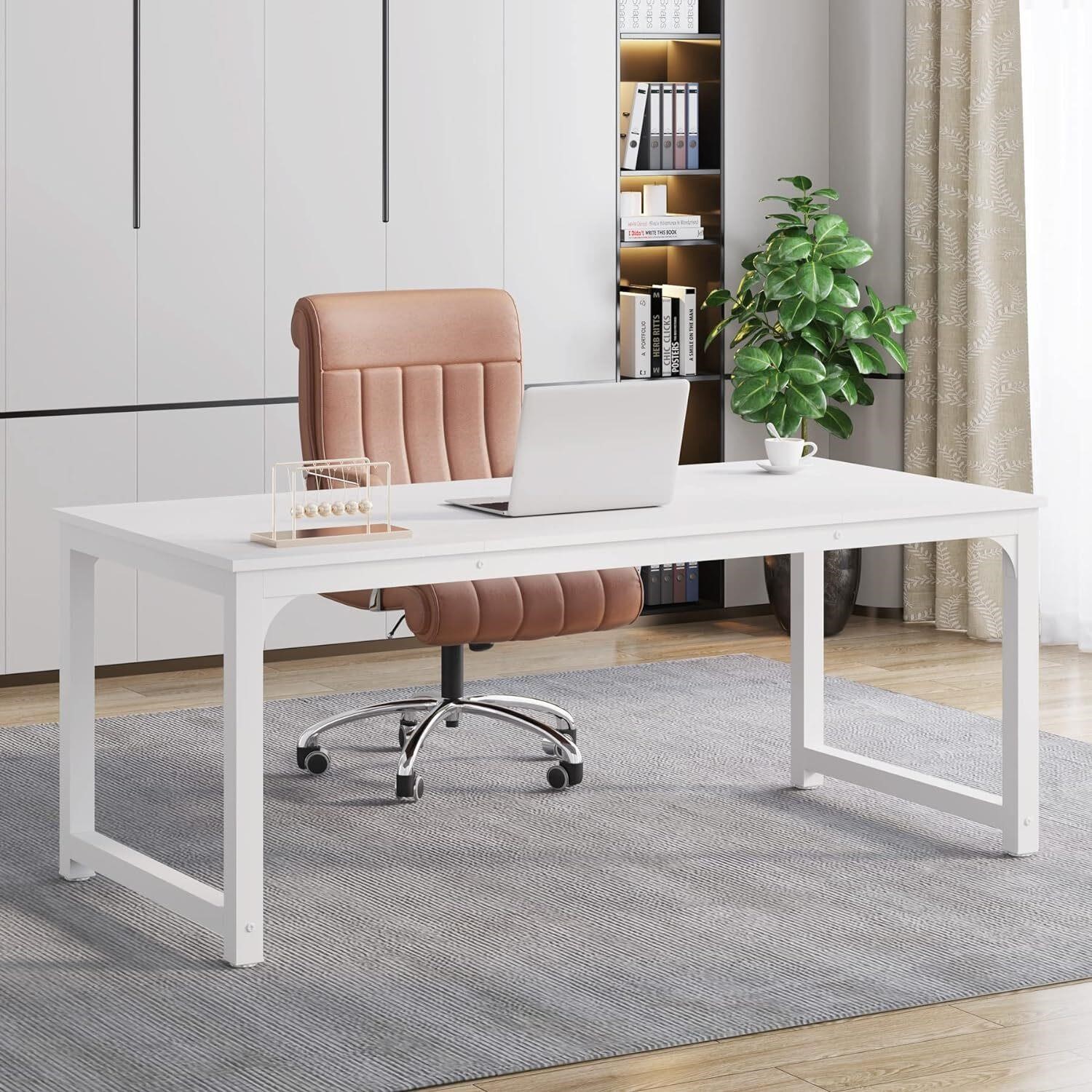 Tribesigns Desk  63x31.5 inch White