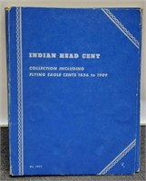 (29) Different Indian Head Cents In Folder Inc/