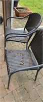 2 patio chairs