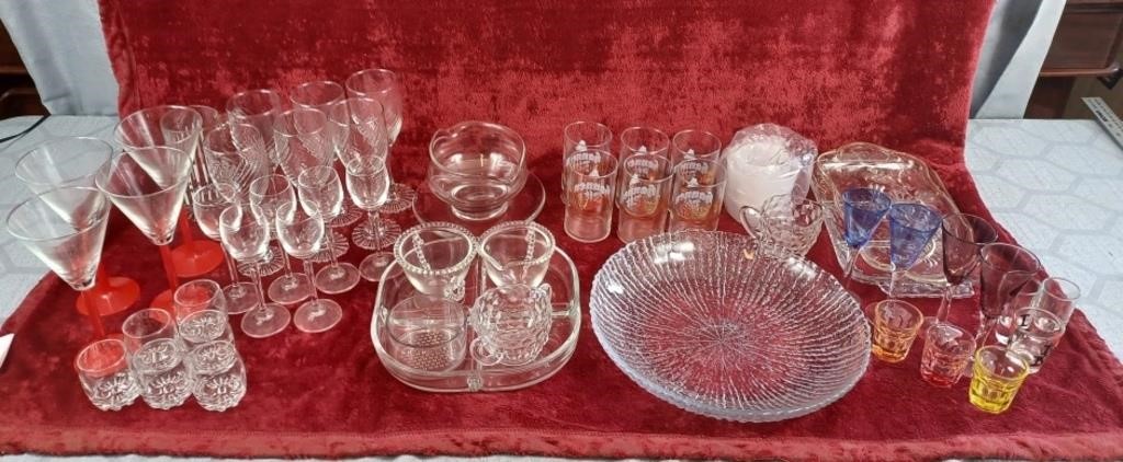 Assorted glassware! Great for serving