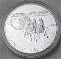 925 SILVER 1992 DOLLAR COIN