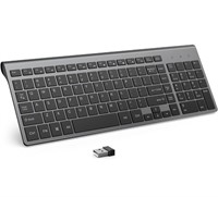 ($32) J JOYACCESS Wireless Keyboard,2.4G Slim and