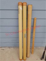 2 Cabela's fishing rod tubes