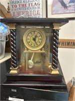 Antique clock with key