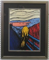 The Scream Giclee By Andy Warhol