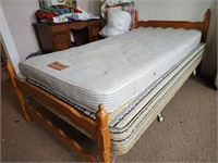 Set of Twin Bed Frames with metal spring