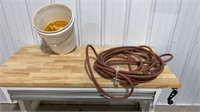 Air hose and tool bucket