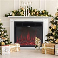 29 inch Wood Electric Fireplace Mantel