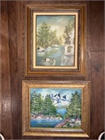 Framed Original Landscape Paintings