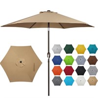 Blissun 7.5 ft Patio Umbrella  Yard Umbrella Push