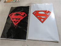 2 SUPERMAN COMICS, TRADING CARD, MEMORIAL SET