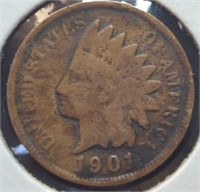 1901 Indian head penny