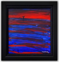 Wyland- Original Painting on Canvas "Fluke"