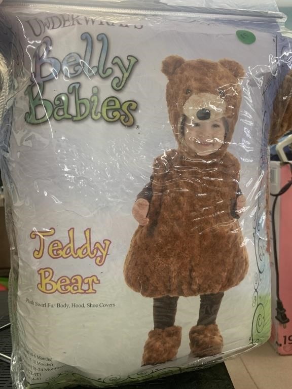 3 Teddy Bear costumes- see pic for sizes
