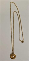 14KT Gold & Pearl Necklace