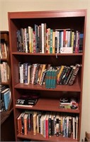 Bookcase & Books-Many War Books