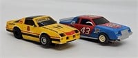 (2) Tyco NASCAR HO Slot Cars
