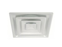 Hvac Drop Ceiling Difuser, 24 x 24, 6", White