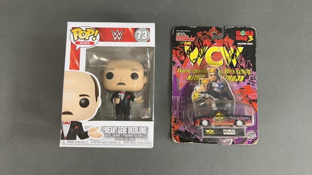 2pc WCW / WWE Toys w/ Public Enemy Signatures