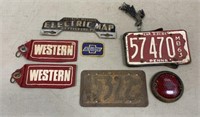 (7)PA Plates, Chevy Patch, Electric Map Topper