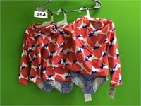 Girls’ Swim Suits lot of 3 size 4T