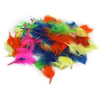 Turkey Feathers, Hot Colors, 14g Bag | B