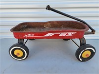 Vintage Rusty Red AMF 5X Toy Pull Wagon