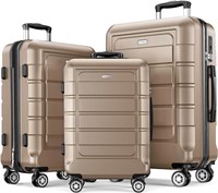 NEW $300 3 PC Luggage Set