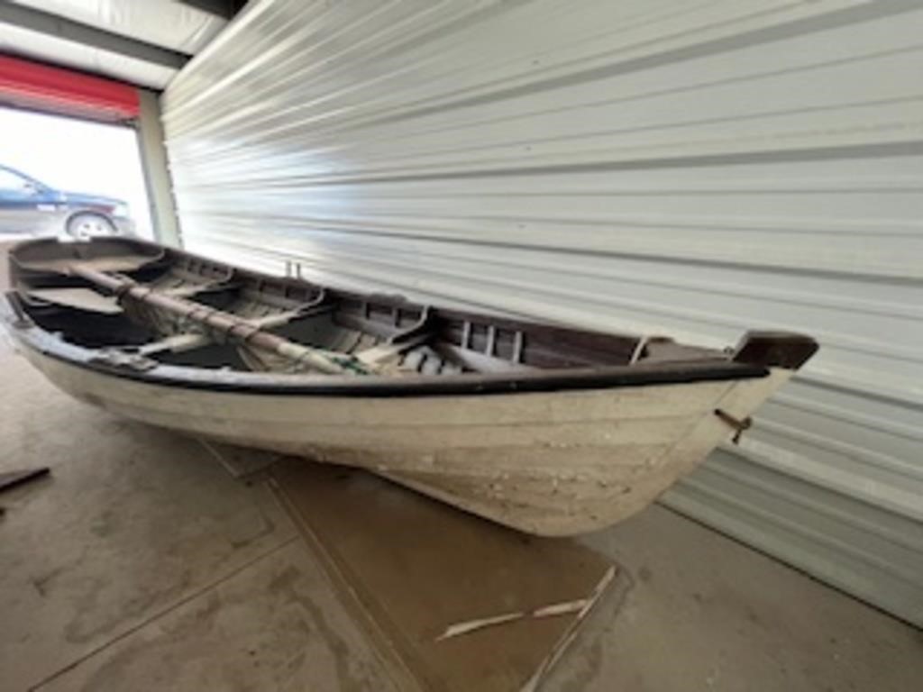 HAND CRAFTED WOODEN BOAT WITH SAIL