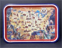 United States of America Metal Tray