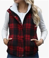 New (Size S) Women Winter Buffalo Plaid Jacket