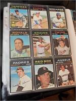 1971 9 CARD LOT